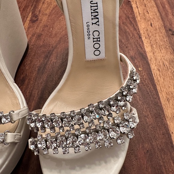 Jimmy Choo
Women's Bing 120 Embellished Wedge Sandals - Picture 5 of 5